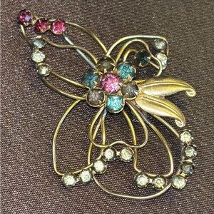 Vintage Floral Harry Iskin 1/20 12K GF Brooch/Pendant